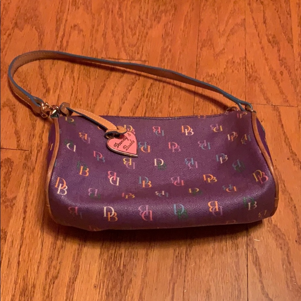 Purple barrel purse